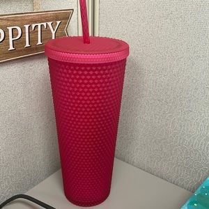 NEW Starbucks 2023 Mother's Day Easter Studded Ruby Pink Venti Tumbler Cup